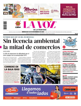 Cover of La Voz de la Frontera