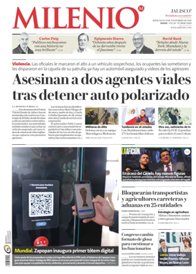 Cover of Milenio Jalisco