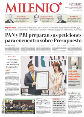 Cover of Milenio Monterrey