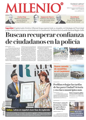 Cover of Milenio Tamaulipas