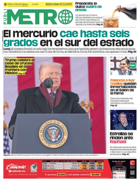 Cover of Publimetro Quintana Roo