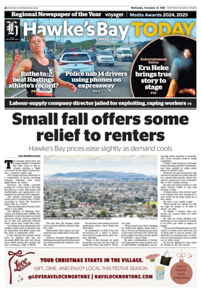 Cover of Hawke's Bay Today