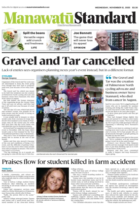 Cover of Manawatu Standard