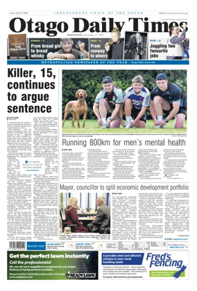 Cover of Otago Daily Times