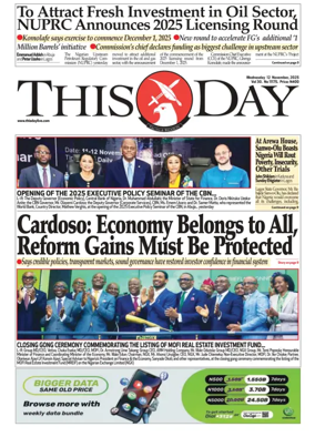 Cover of THISDAY