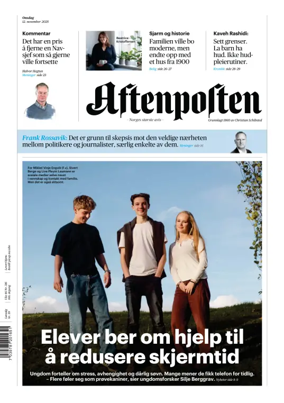 Cover of Aftenposten