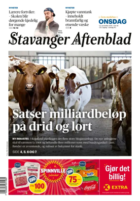 Cover of Stavanger Aftenblad