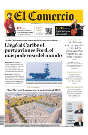Cover of Diario El Comercio