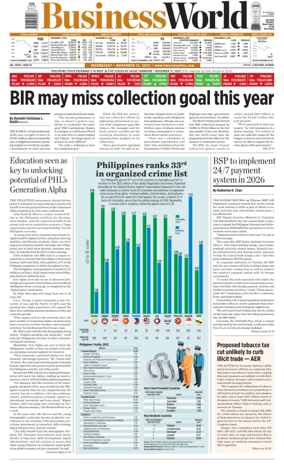 Cover of Business World 