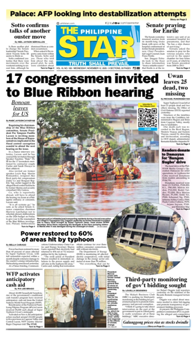 Cover of The Philippine Star
