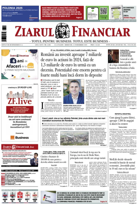 Cover of Ziarul Financiar