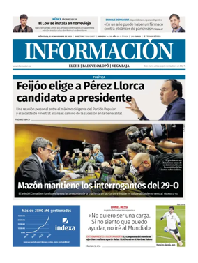 Cover of Diario Informacion (Elche y Vega Baja)