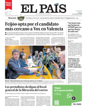 Cover of El País (1ª Edición)
