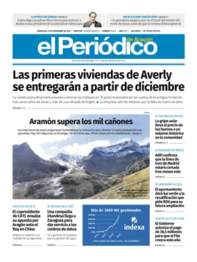 Cover of El Periódico Aragón
