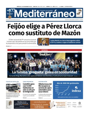 Cover of El Periódico Mediterráneo