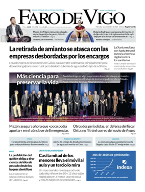 Cover of Faro de Vigo