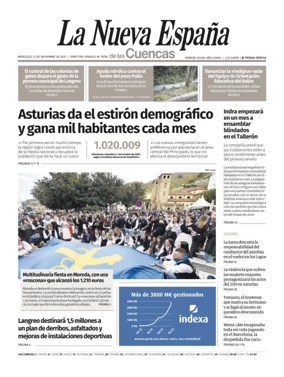 Cover of La Nueva España (Cuencas)