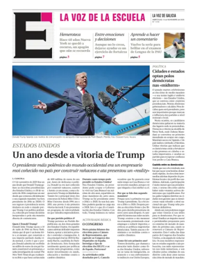 Cover of La Voz de Galicia (Ourense) - La Voz de la Escuela