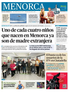 Cover of Menorca Diario Insular