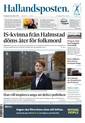 Cover of Hallandsposten