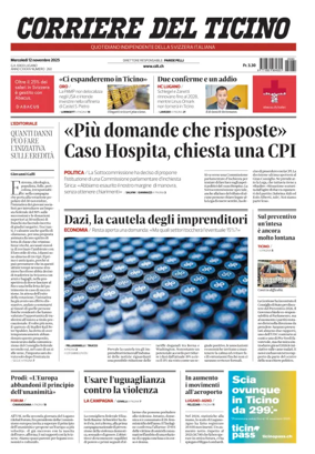 Cover of Corriere del Ticino