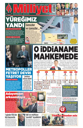 Cover of Milliyet