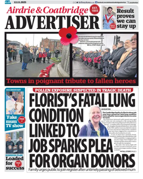 Cover of Airdrie & Coatbridge Advertiser