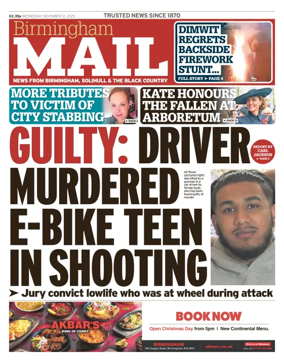 Cover of Birmingham Mail