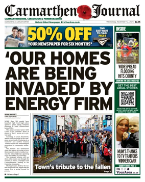 Cover of Carmarthen Journal