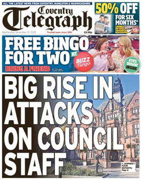 Cover of Coventry Telegraph