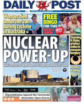 Cover of Daily Post (North Wales)