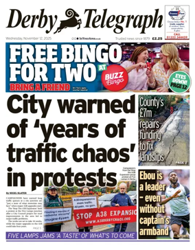 Cover of Derby Telegraph