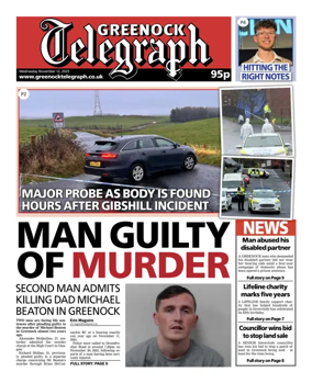 Cover of Greenock Telegraph