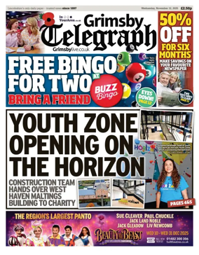 Cover of Grimsby Telegraph