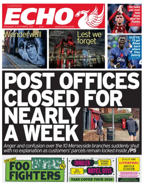 Cover of Liverpool Echo