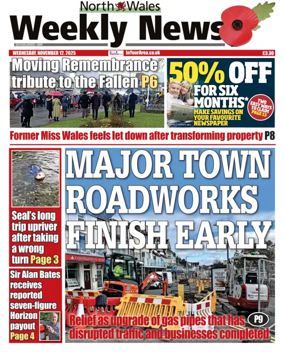 Cover of North Wales Weekly News