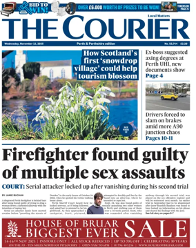 Cover of The Courier & Advertiser (Perth and Perthshire Edition)