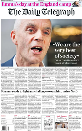 Cover of The Daily Telegraph