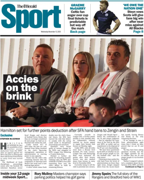 Cover of Herald Sport