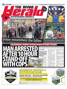 Cover of The Irvine Herald and Kilwinning Chronicle