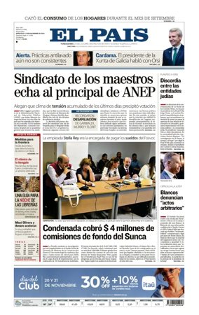 Cover of El Pais (Uruguay)