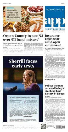 Cover of Asbury Park Press