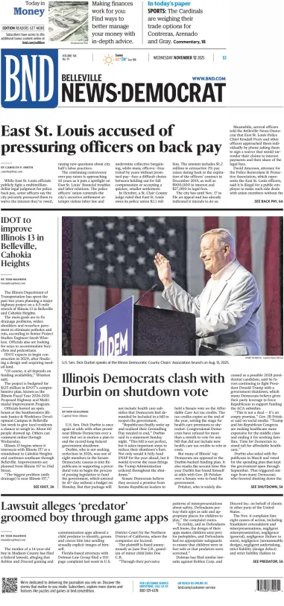 Cover of Belleville News-Democrat