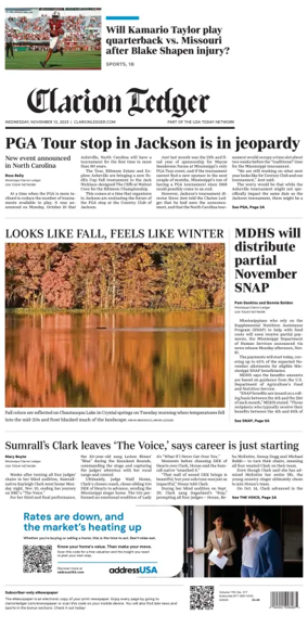 Cover of Clarion Ledger