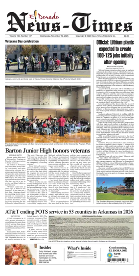 Cover of El Dorado News-Times (VCID - Camden News)