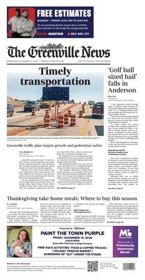 Cover of The Greenville News