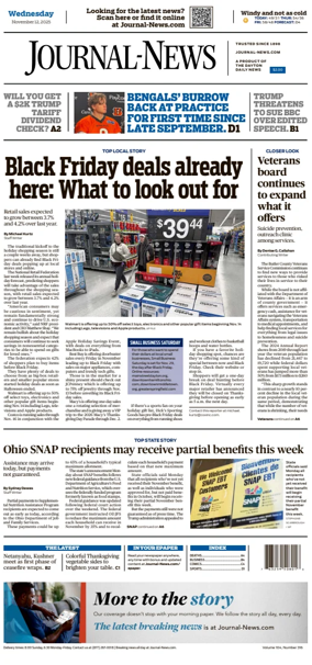 Cover of Hamilton Journal News