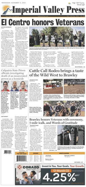 Cover of Imperial Valley Press