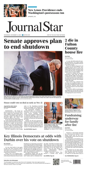 Cover of Journal Star (Peoria)