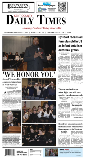 Cover of Kent County Daily Times